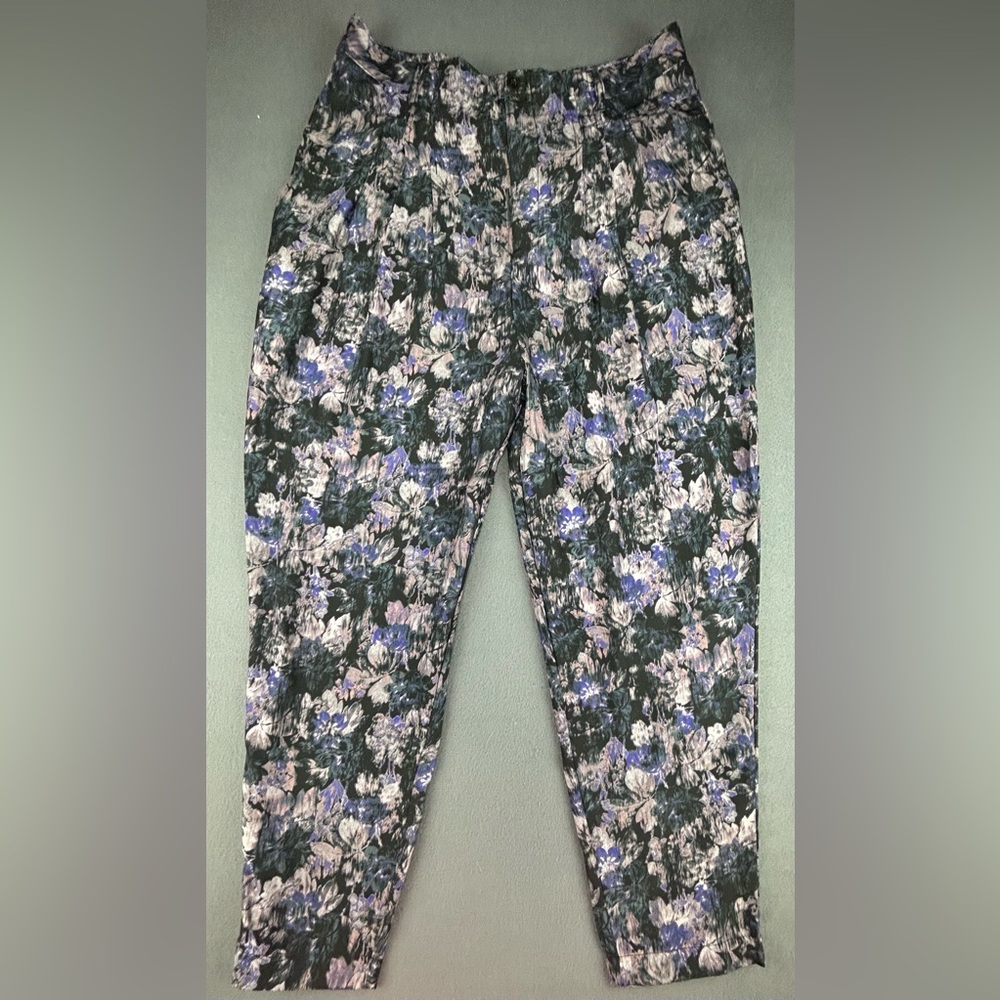 Urban Outfitters Kimchi Blue Lightweight Boho Floral Pants Womens Size 10